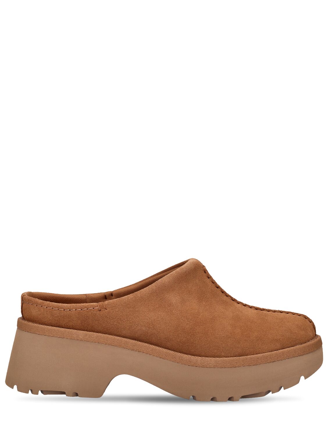 Image of 40mm Spring Cottage Suede Clogs
