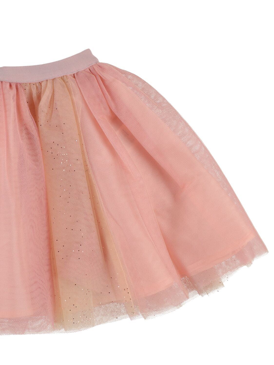 Shop Bonpoint Glittered Tulle Skirt In Multicolor
