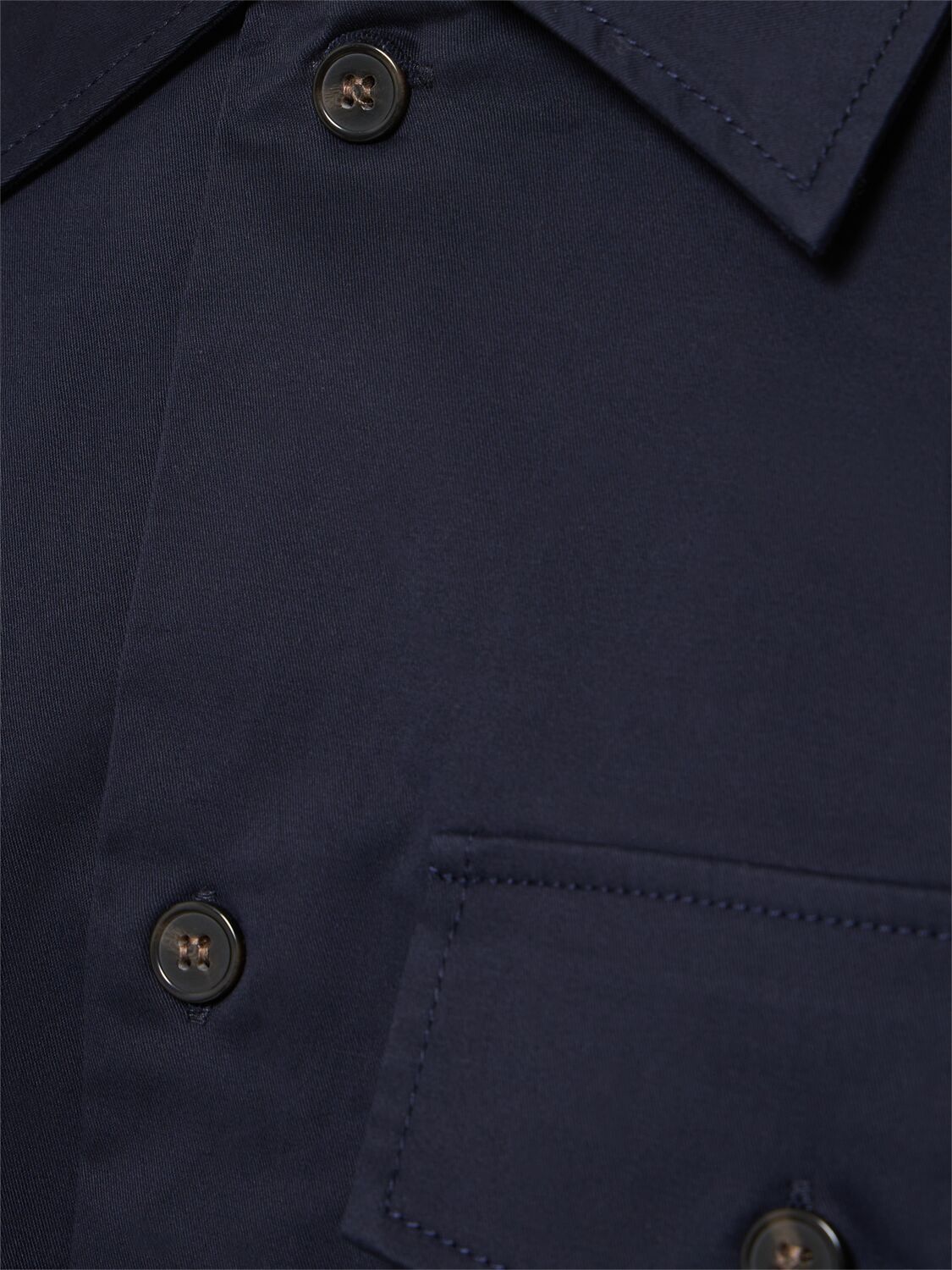 Shop Designers Remix Dylan Organic Cotton Blend Long Jacket In Blue