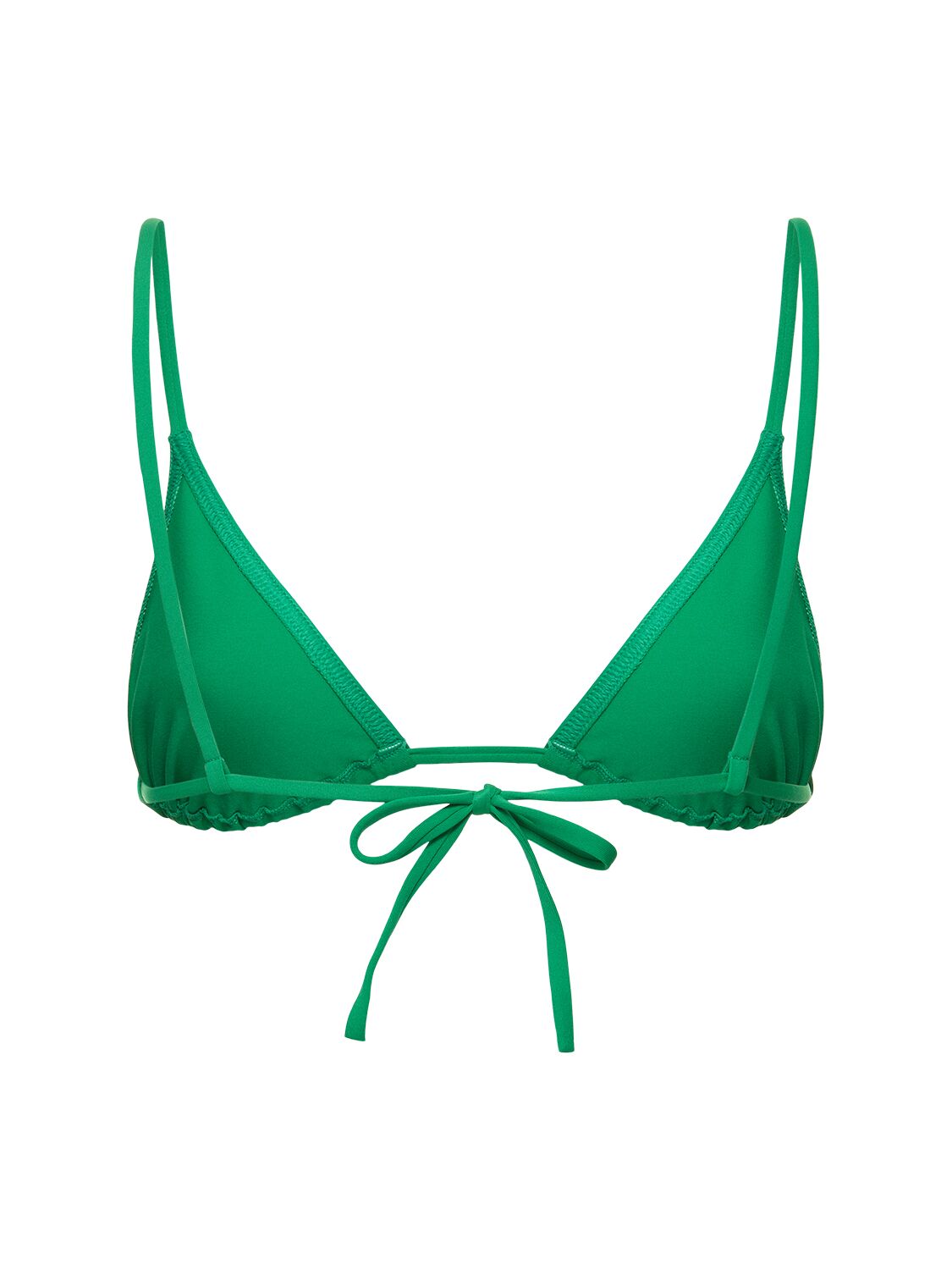 Shop Eres Mouna Triangle Bikini Top In 绿色