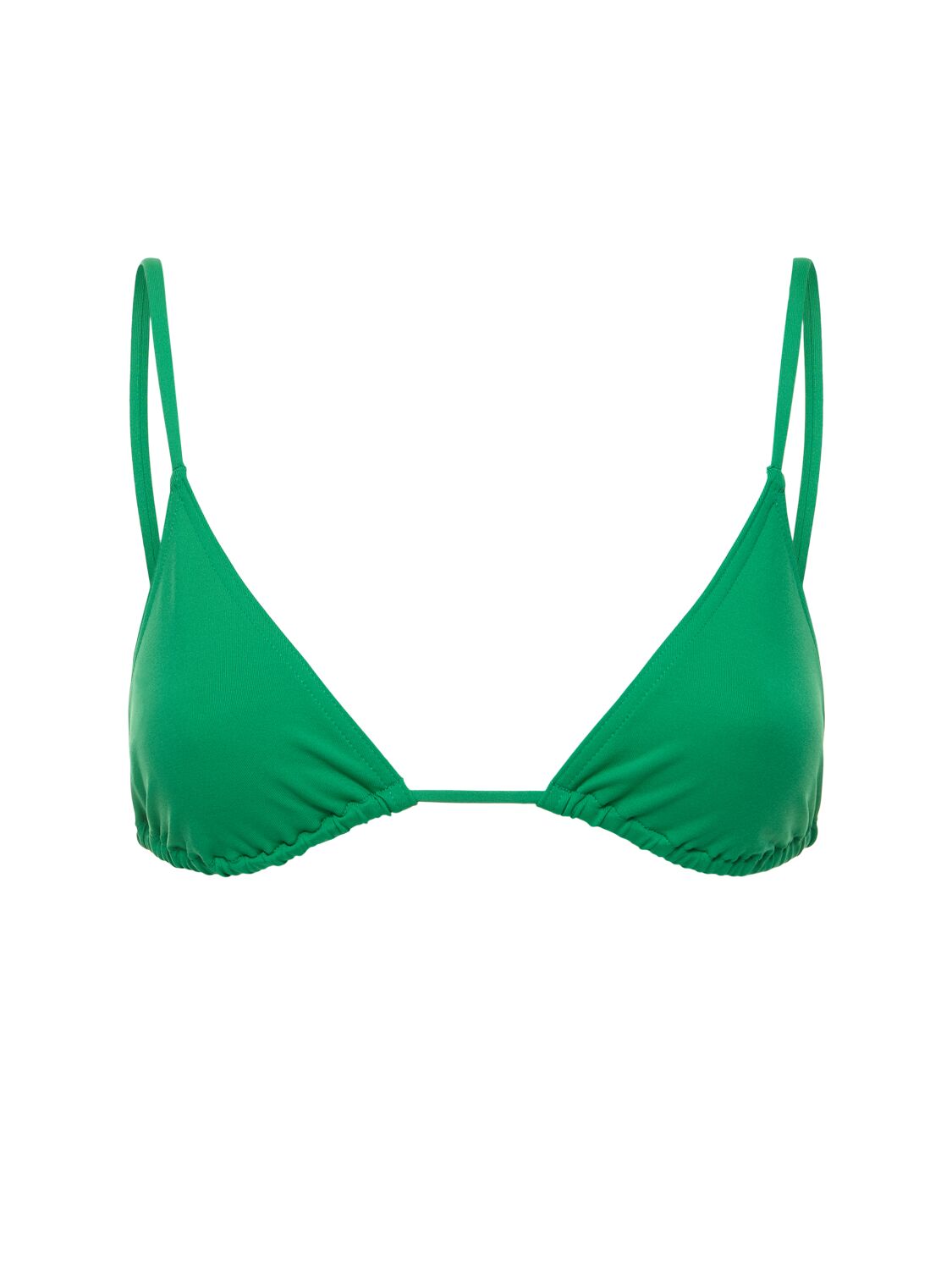 Shop Eres Mouna Triangle Bikini Top In 绿色
