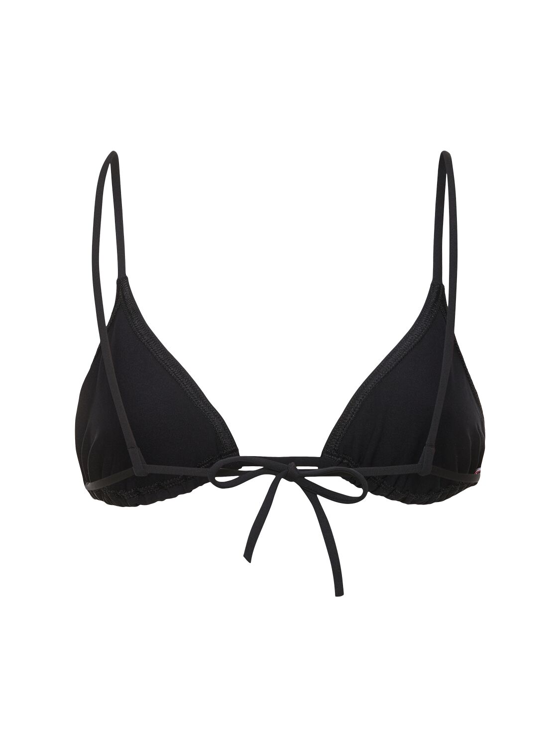 Shop Eres Mouna Triangle Bikini Top In 黑色
