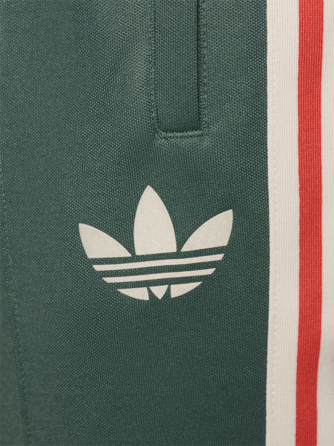 Shop Adidas Originals Mexico Track Pants In Green Oxide