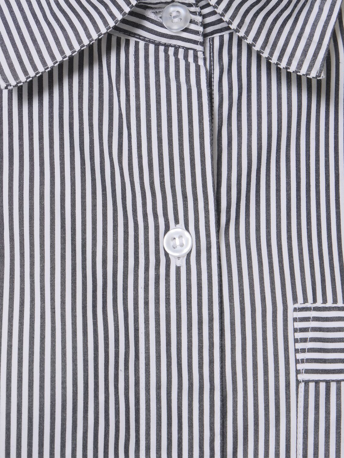Shop Designers Remix Harriet Oversize Shirt W/back Opening In Black,white