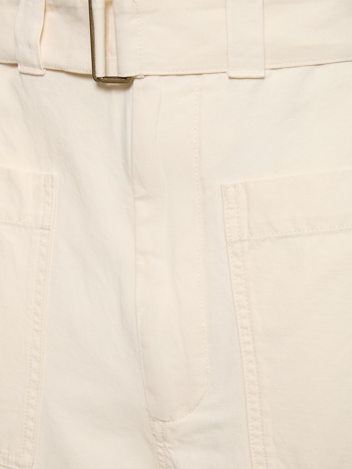 Shop Soeur Vagabond Cotton & Linen Wide Pants In White