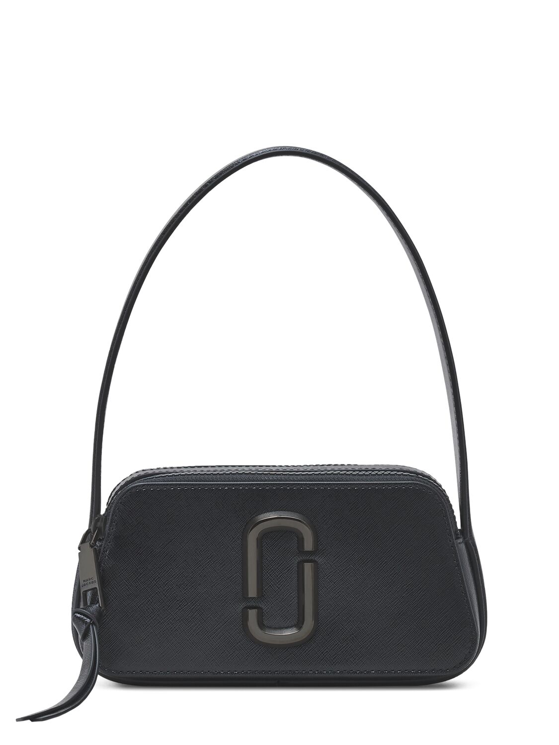 Marc Jacobs The Slingshot Leather Shoulder Bag In Black
