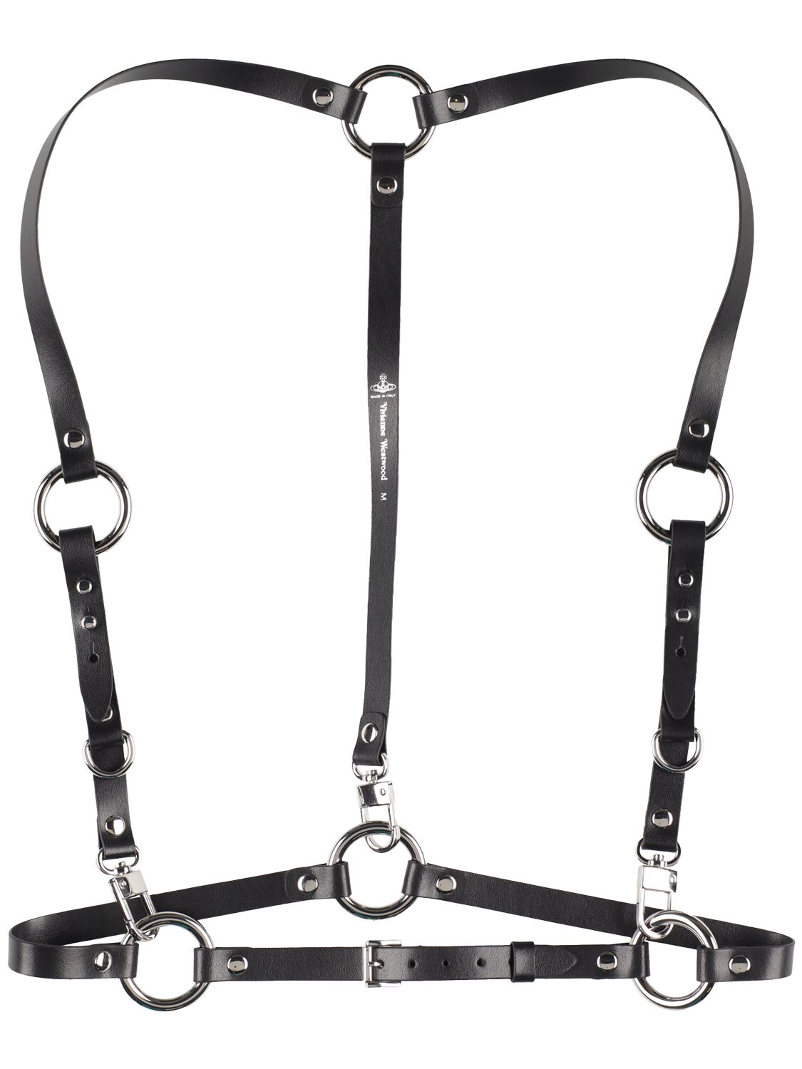 Image of Embellished Leather Belt Harness