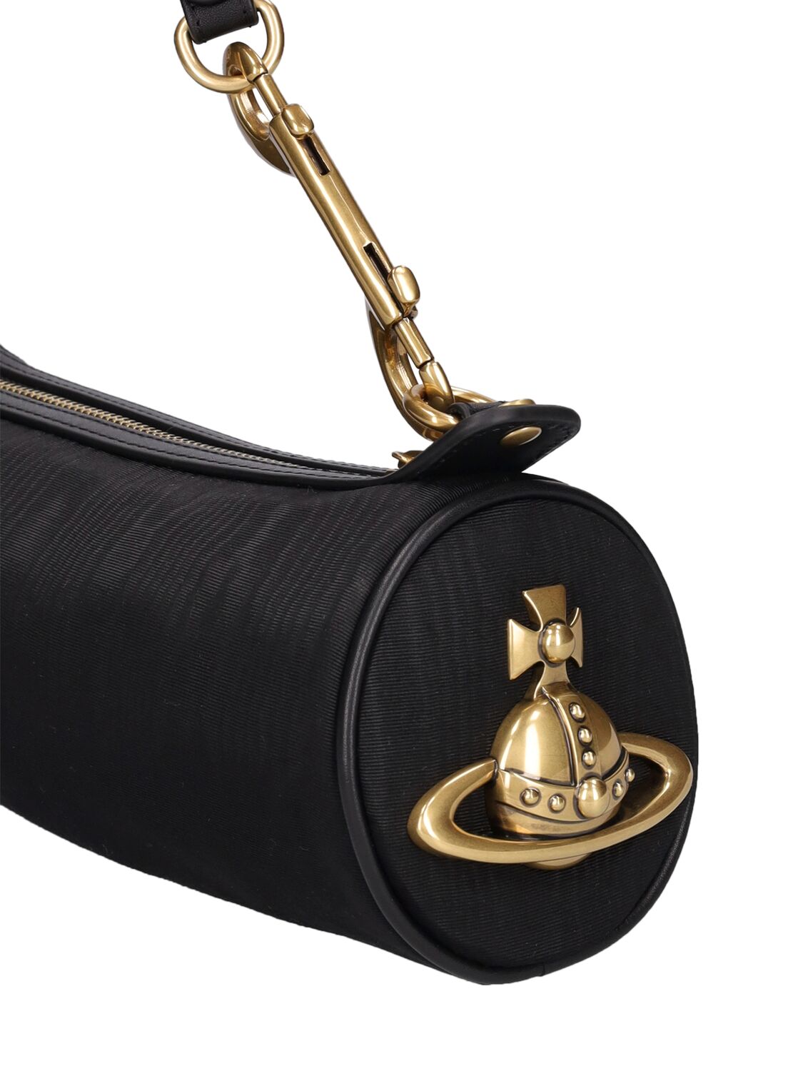 VIVIENNE WESTWOOD Cindy Cylinder Logo Moiré Shoulder Bag | Smart 