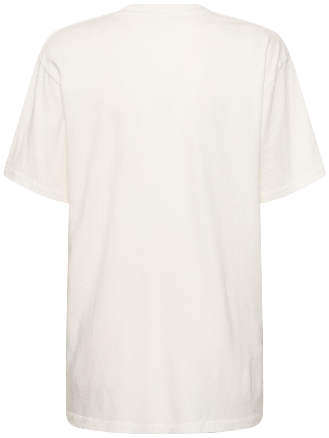 Shop Anine Bing Lili Cotton Jersey T-shirt In White