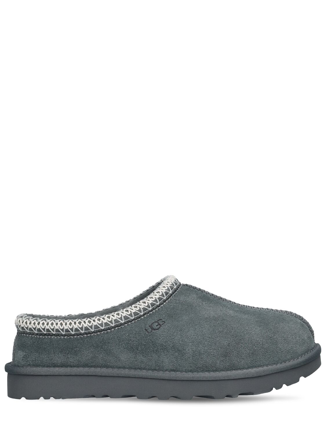 Shop Ugg 10mm Tasman Shearling Loafers In Grey