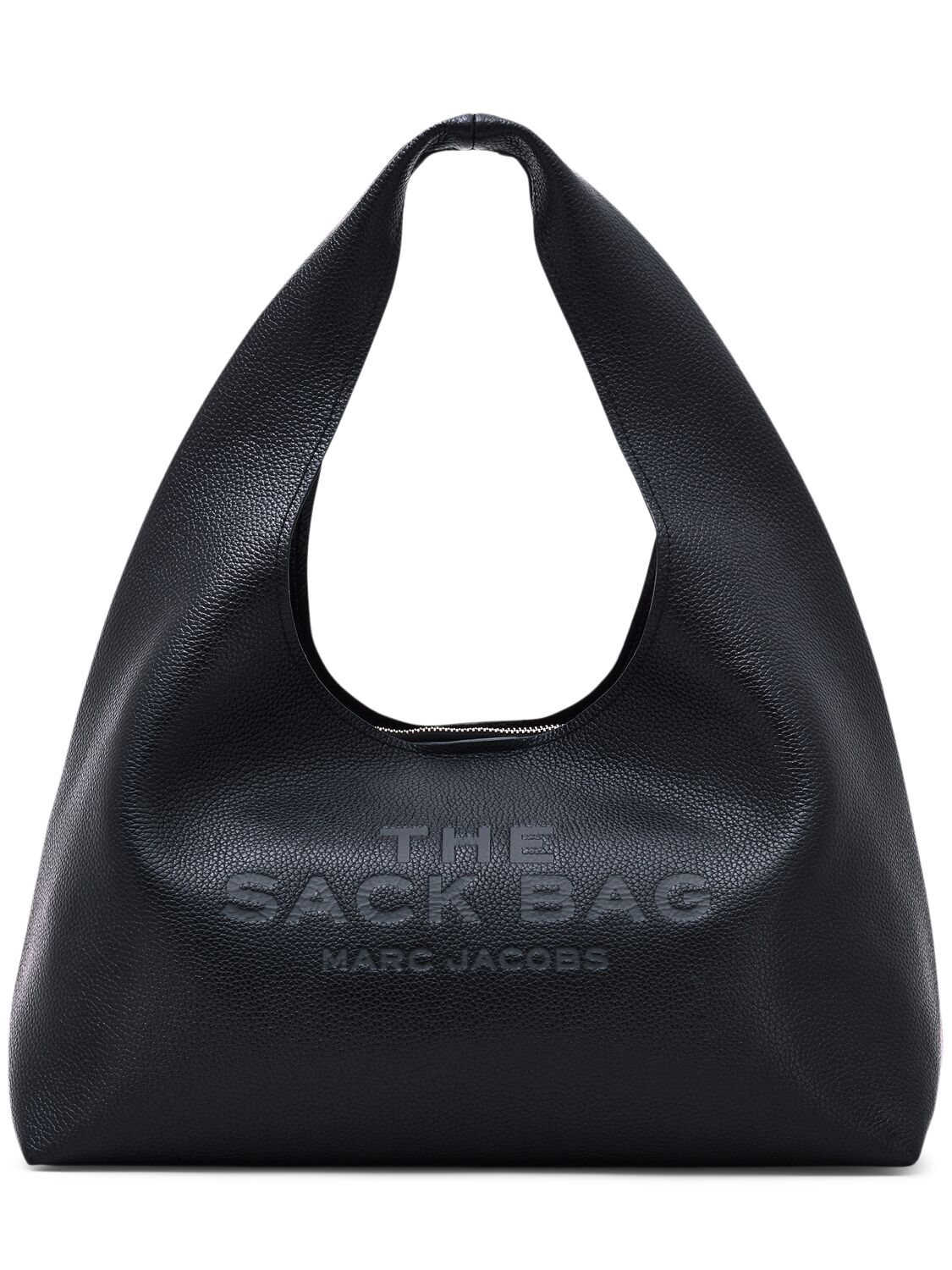 Marc Jacobs The Sack Leather Top Handle Bag In Black