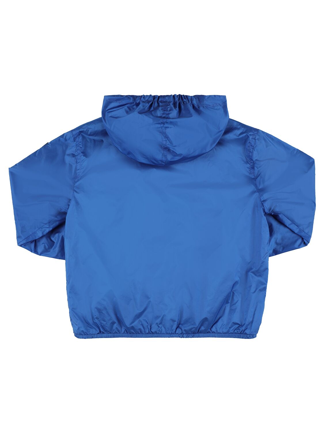 Shop Il Gufo Hooded Nylon Jacket In Blue
