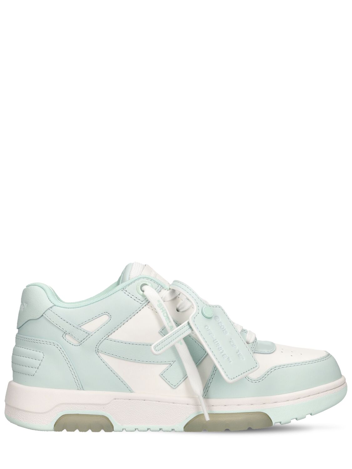 Off-white 30mm Out Of Office Leather Sneakers In White,blue