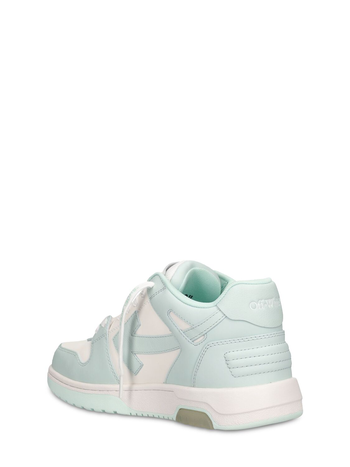 Shop Off-white 30mm Out Of Office Leather Sneakers In White,blue