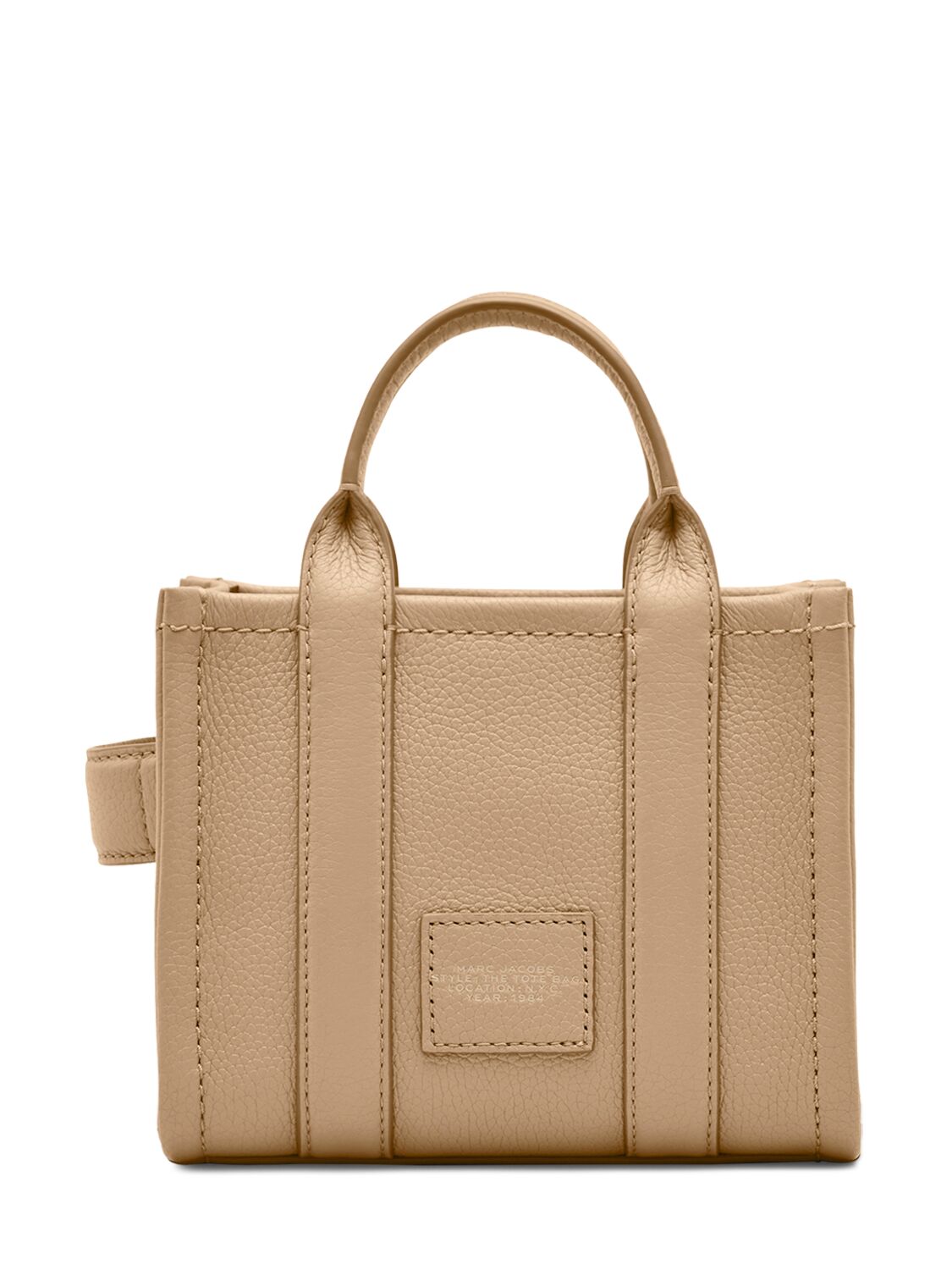 Shop Marc Jacobs The Crossbody Leather Tote Bag In Camel