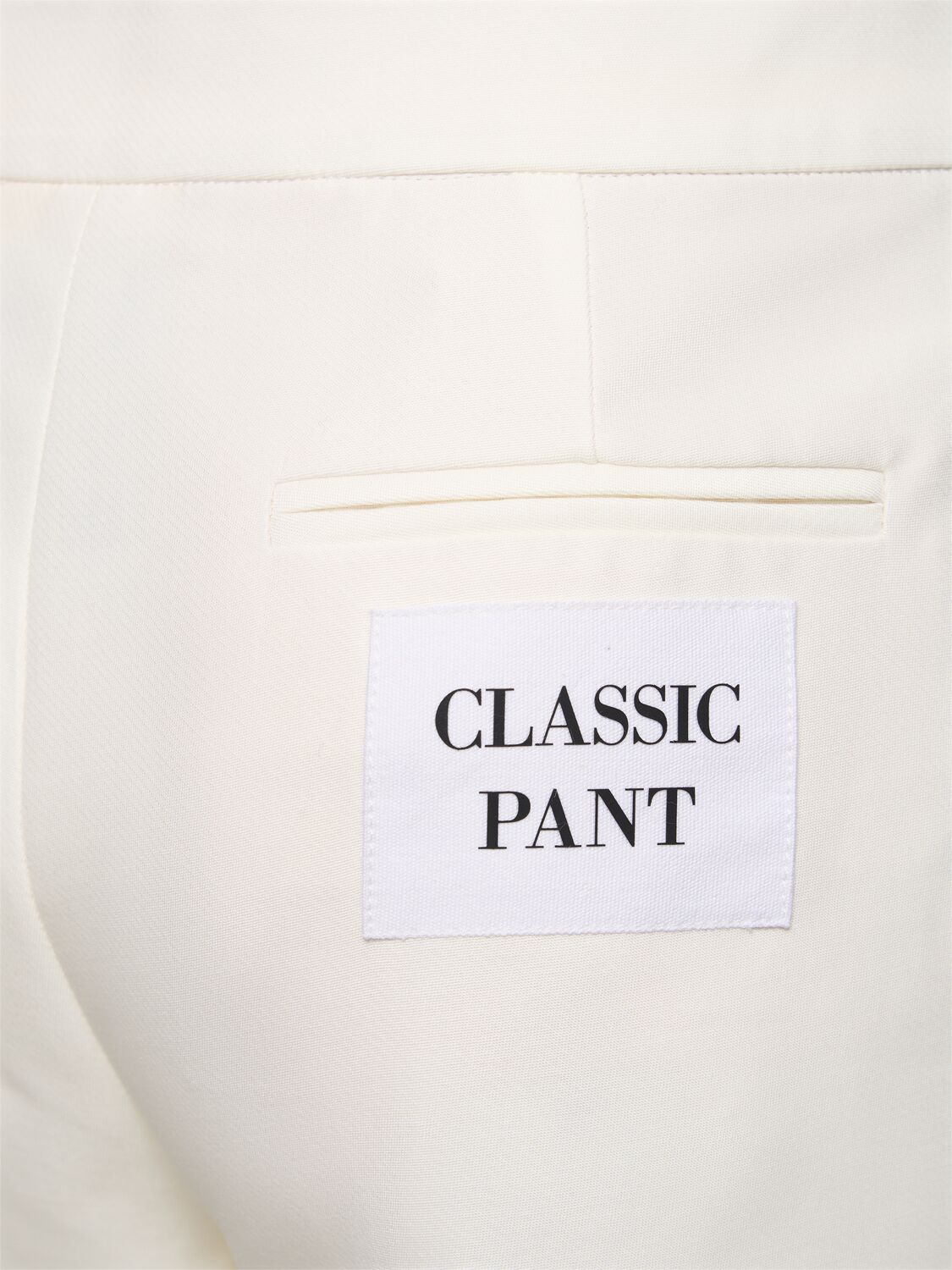 Shop Moschino Cotton Duchesse Straight Pants In White