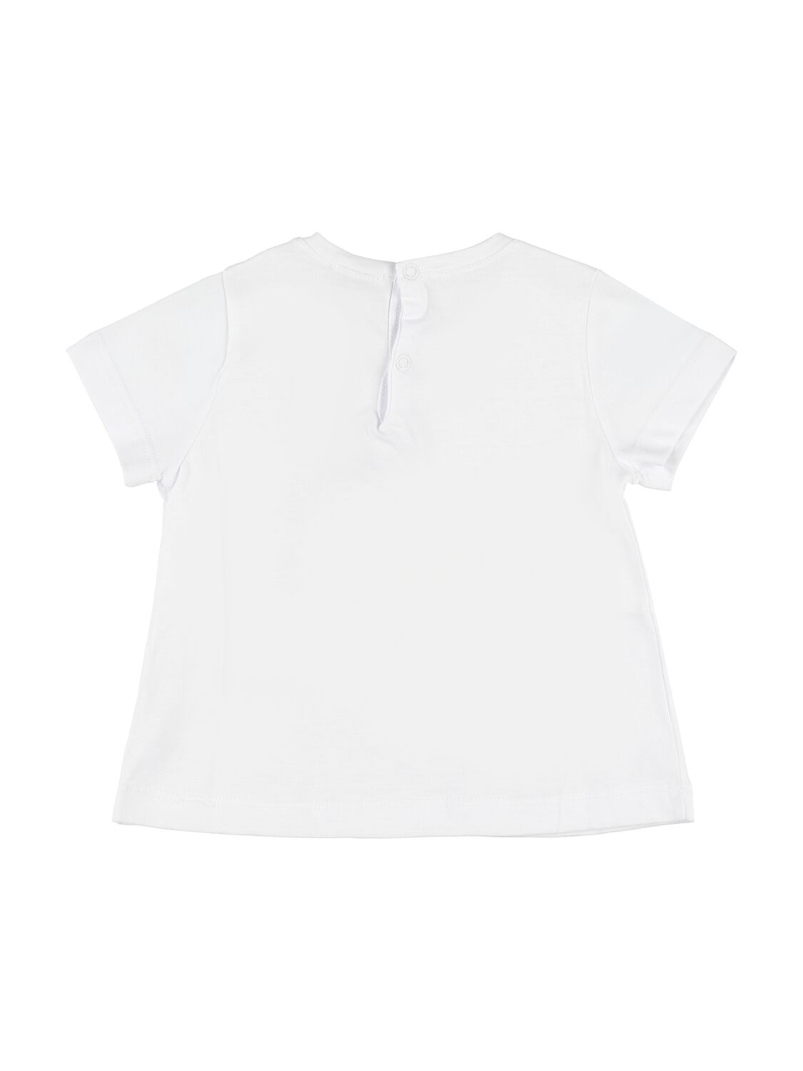 Shop Il Gufo Cotton Jersey T-shirt In White