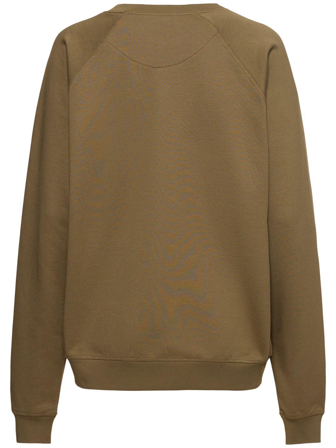Shop Vivienne Westwood Raglan Cotton Jersey Sweatshirt In Olive Green