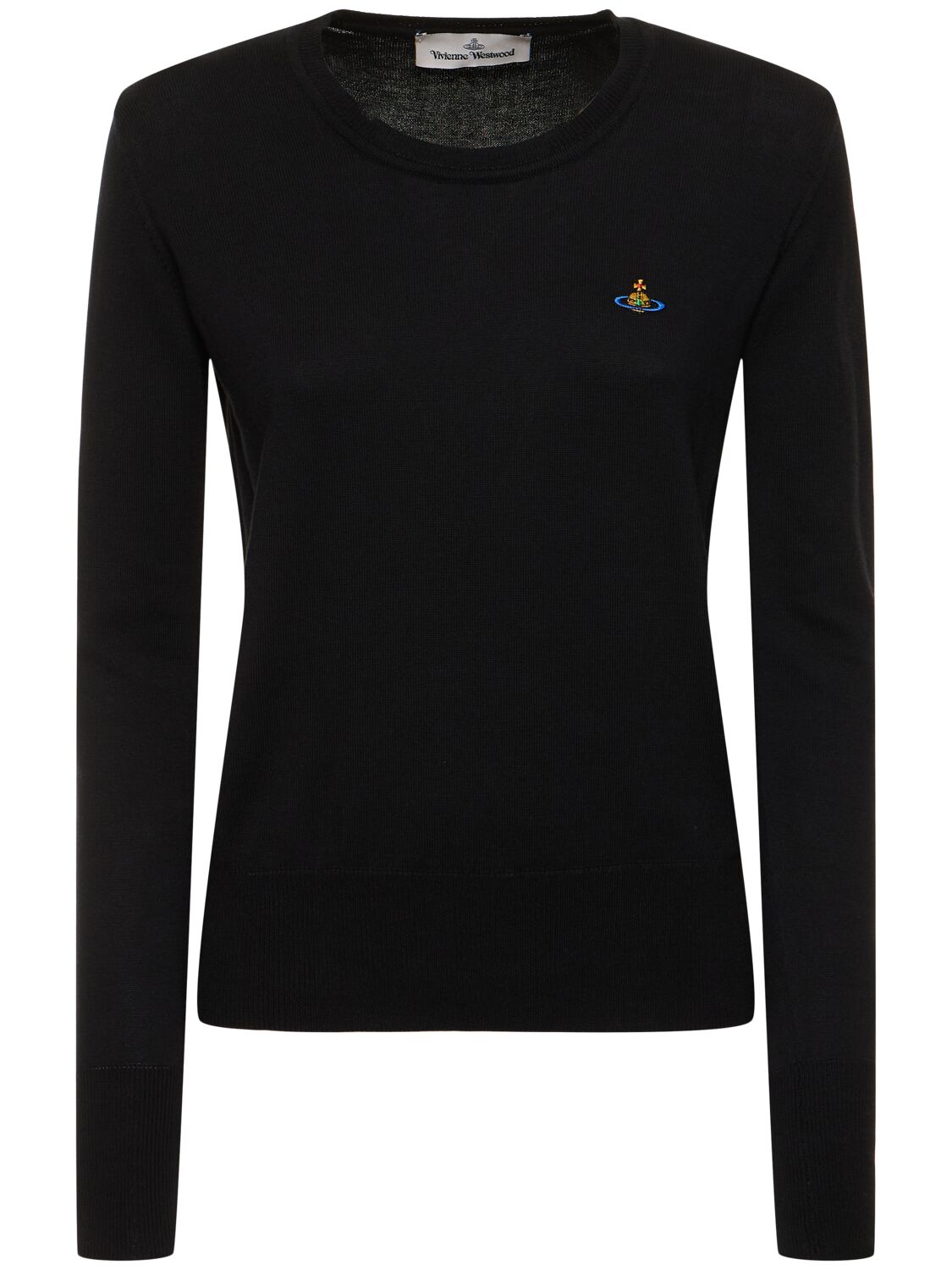 Vivienne Westwood Bea Cotton Sweater In Black