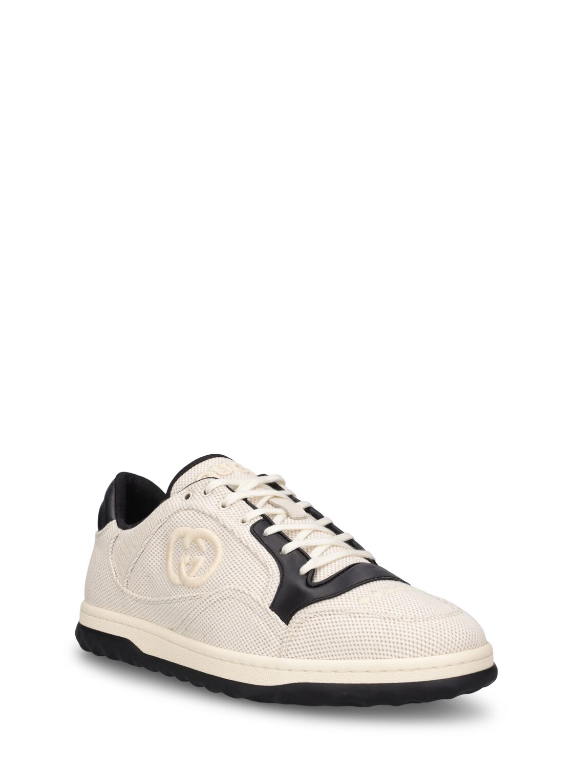 Shop Gucci Mac80 Trainer Sneakers In White,blue