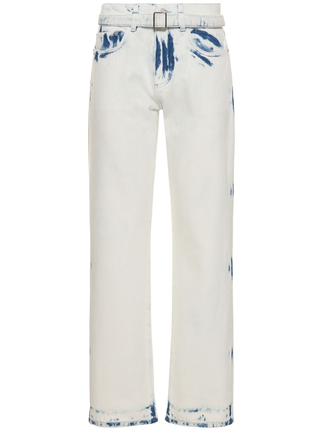 Shop Proenza Schouler Ellsworth Straight Jeans In Blue,multi
