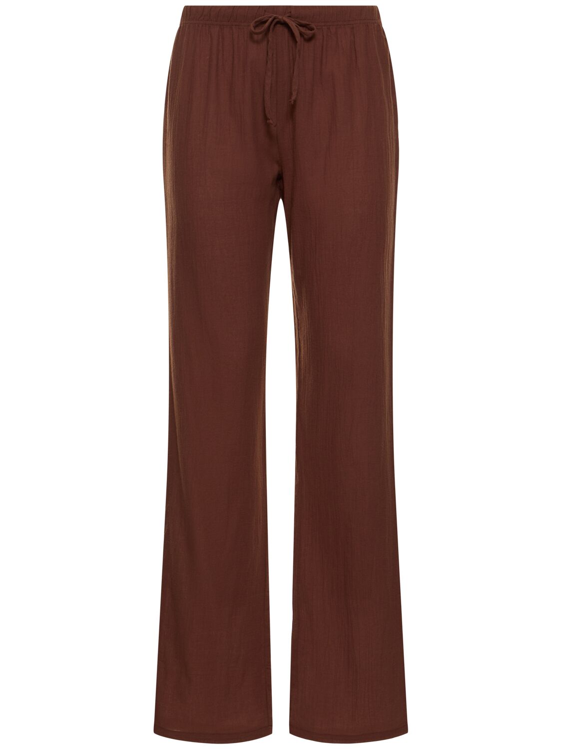 Éterne Willow Cotton Pants In Red