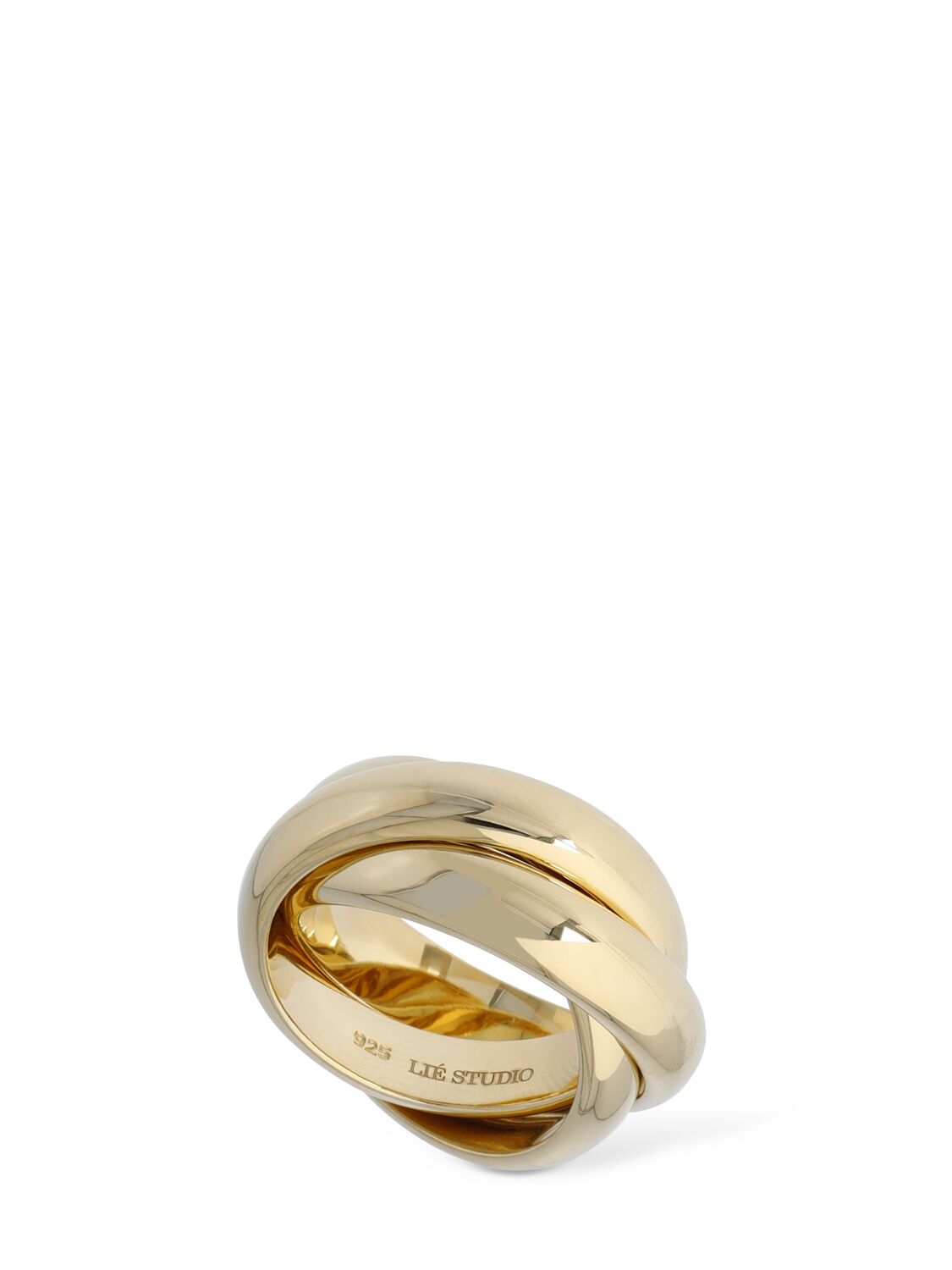 Lie Studio Sofie Thick Ring In 金色