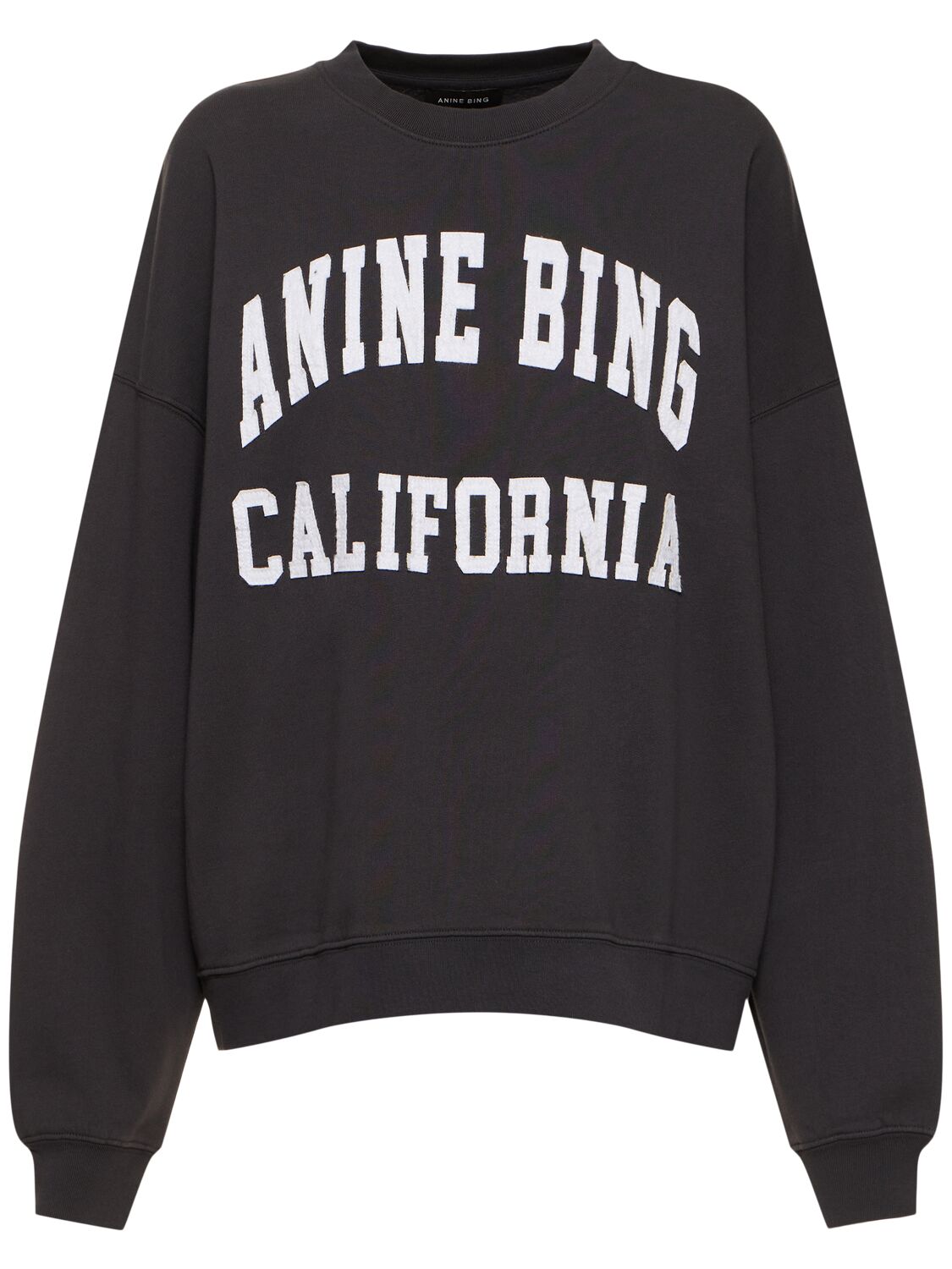 Anine Bing Miles Sweatshirt In Black