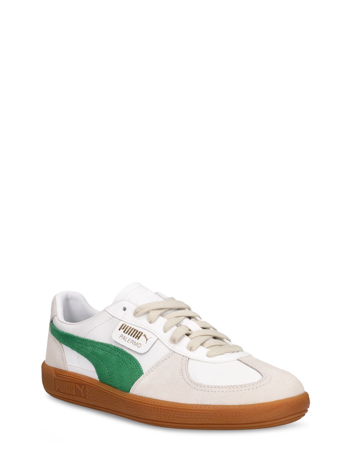 Shop Puma Palermo Sneakers In Archive Green