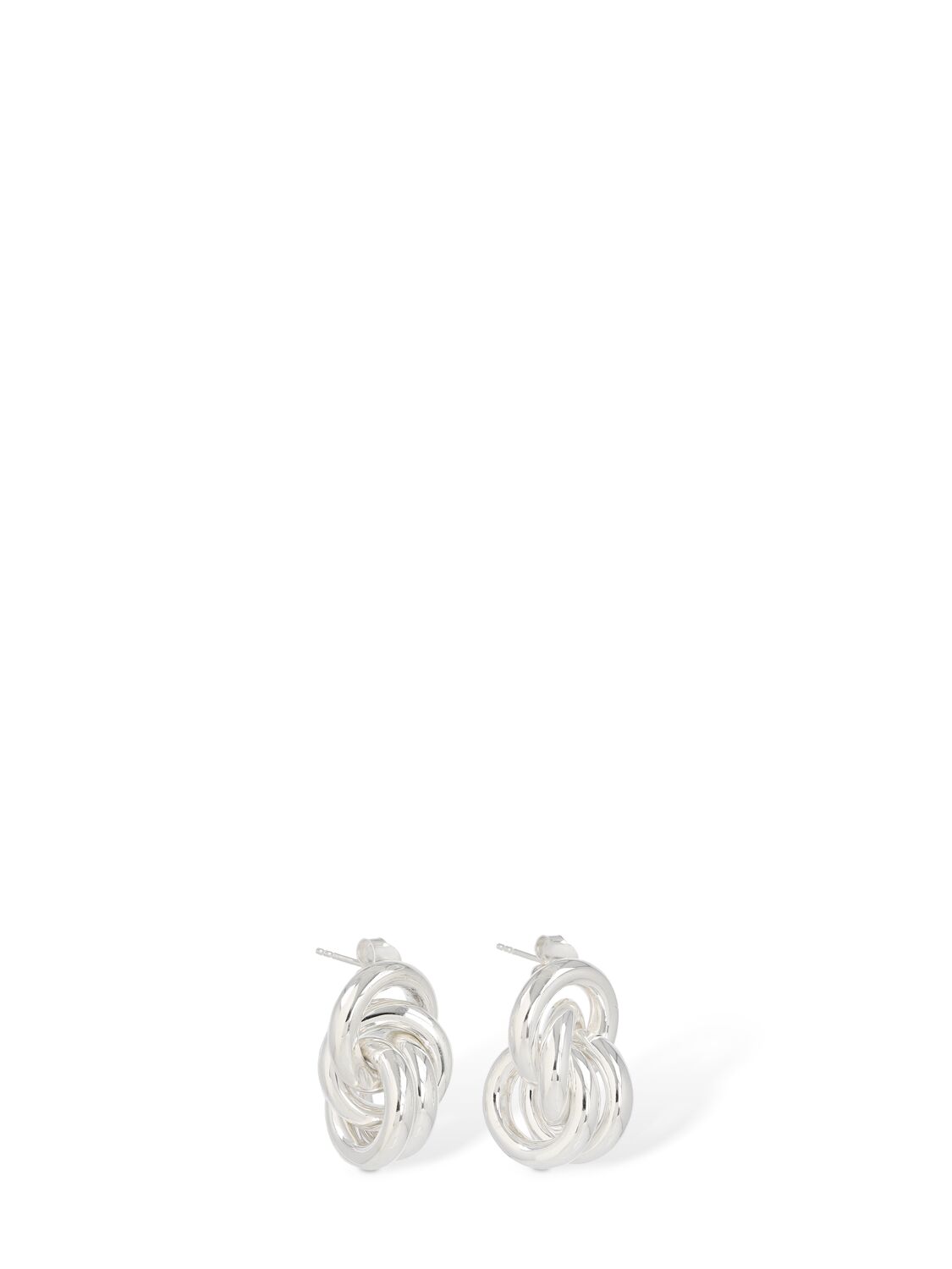 Lie Studio Vera Stud Earrings In Silver