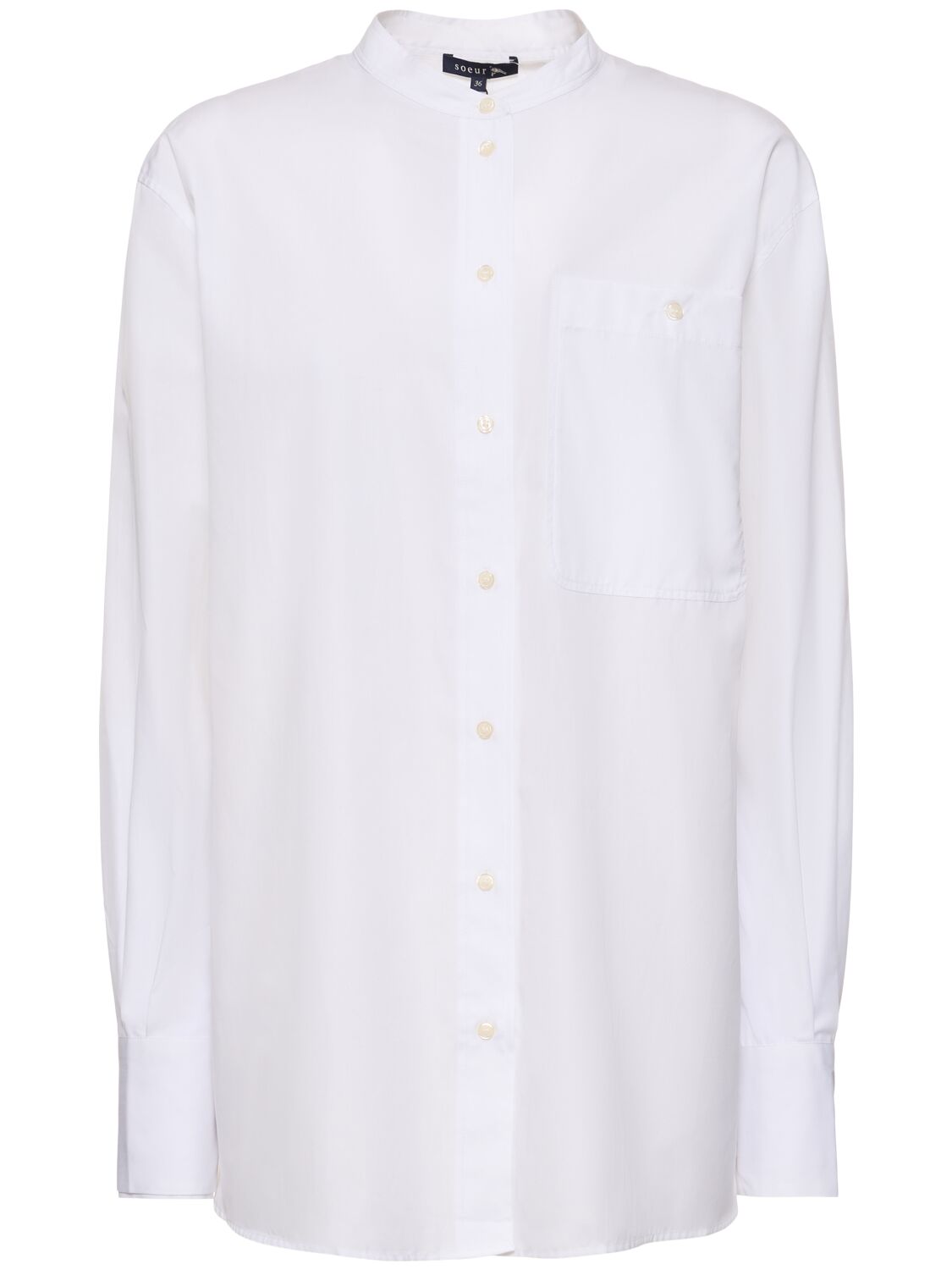 Soeur Vannes Cotton Shirt In White