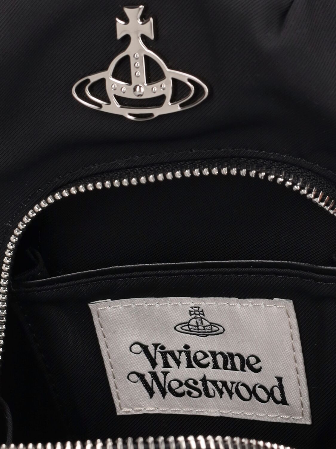 Shop Vivienne Westwood Recycled Nylon Body Bag In Black
