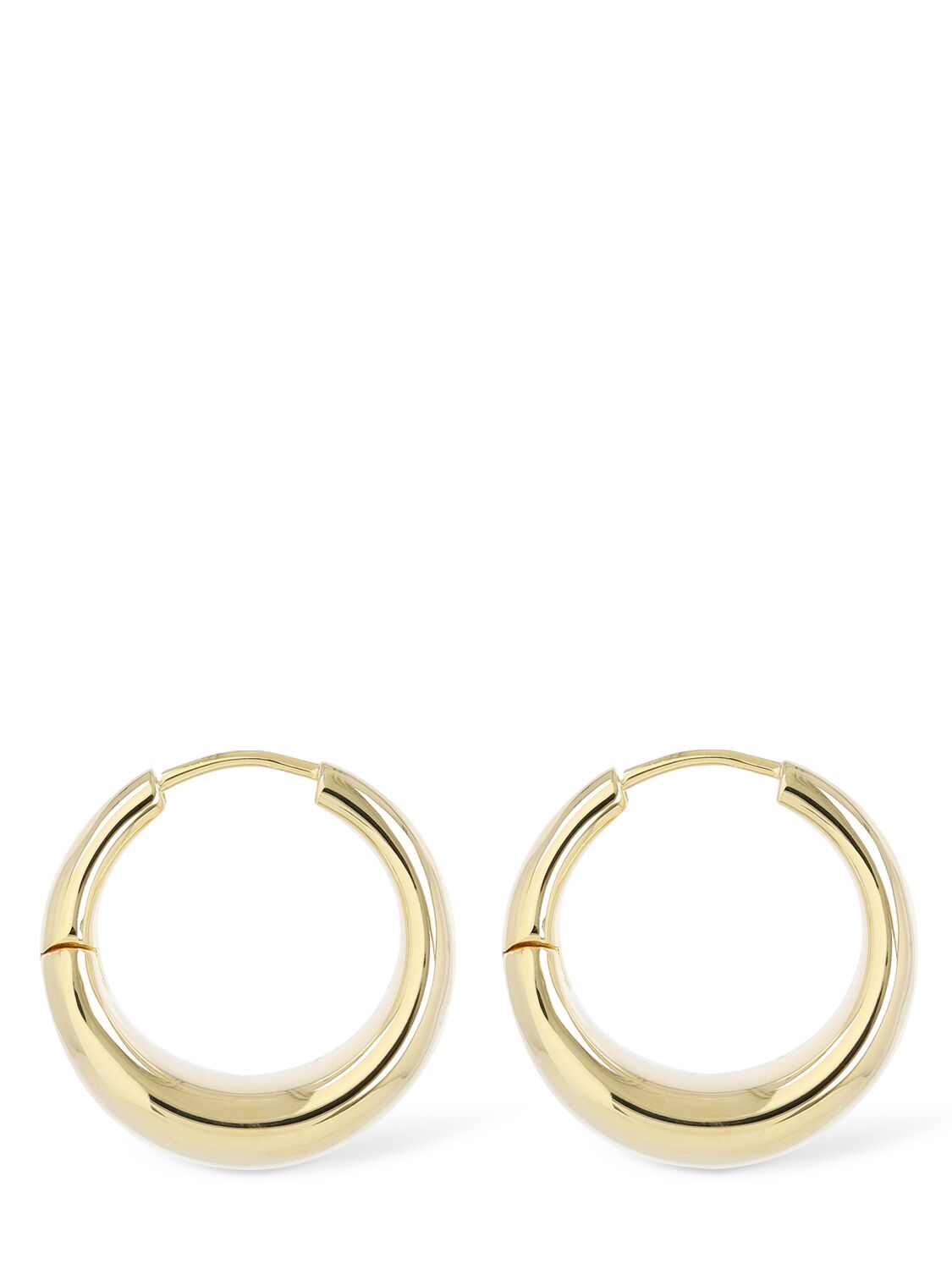 Lie Studio Andrea Hoop Earrings In Gold