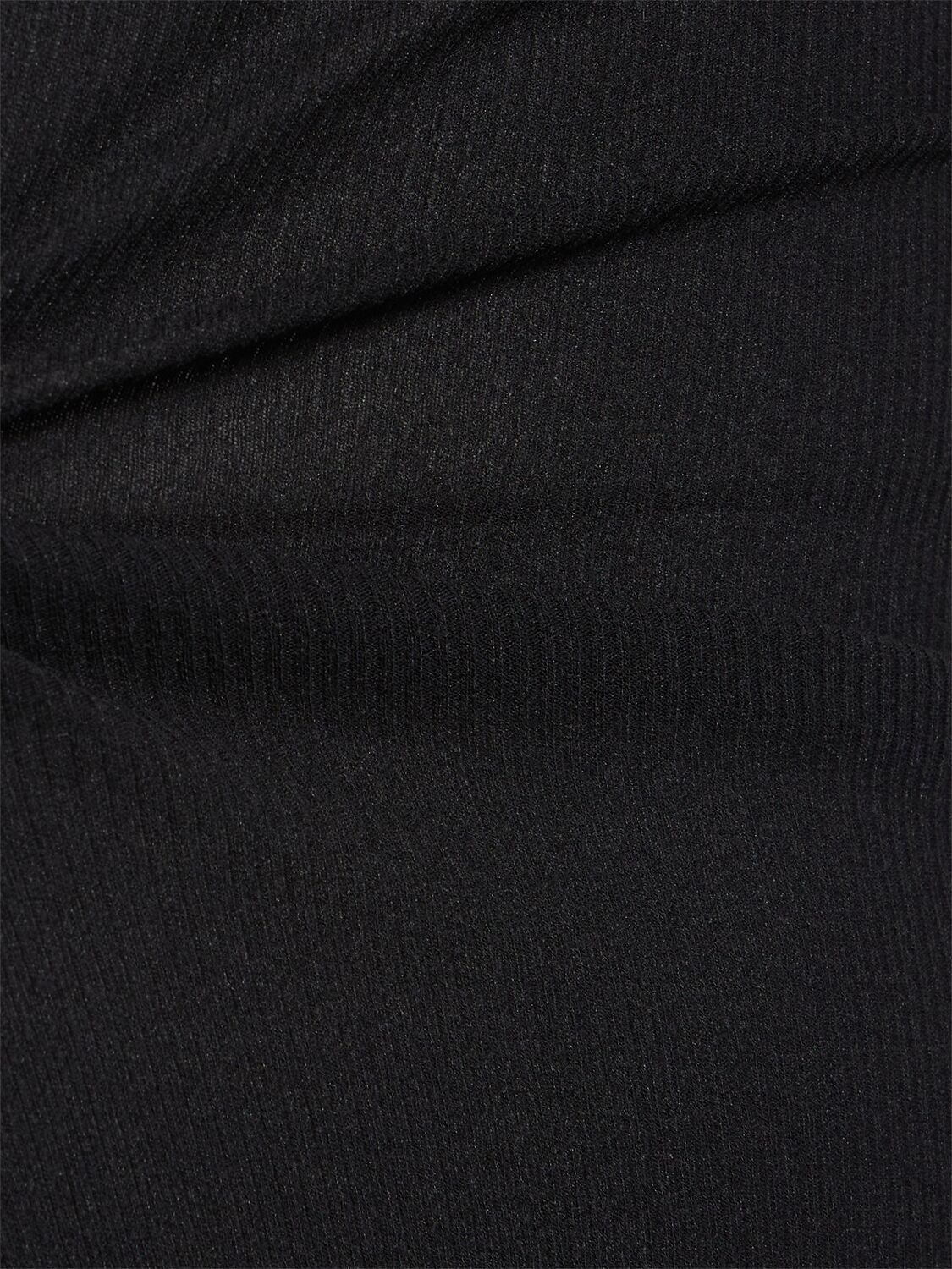 Shop Balenciaga Nylon Blend Cover Dress In Black