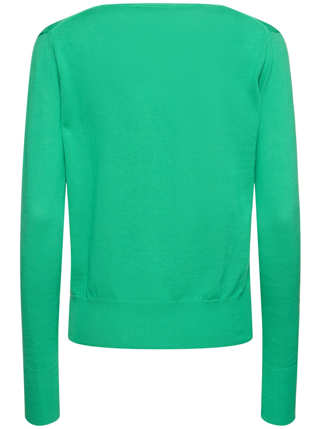 Shop Vivienne Westwood Bea Cotton Sweater In Green
