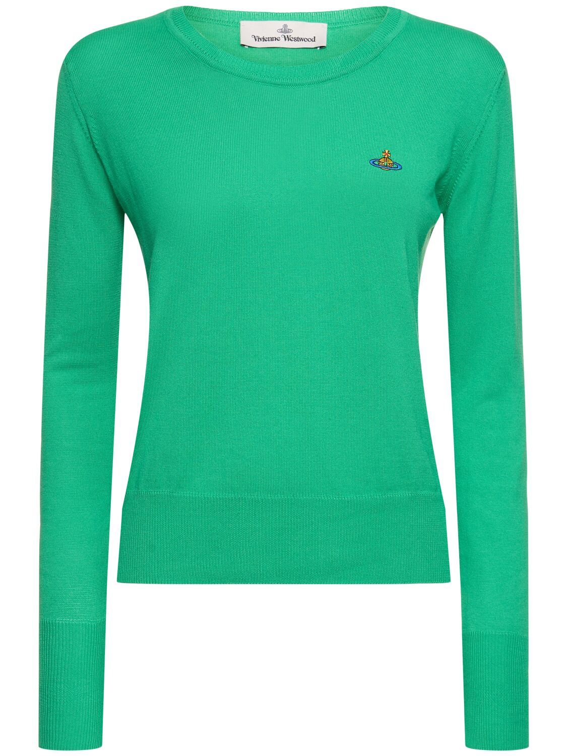 Vivienne Westwood Bea Cotton Sweater In Green