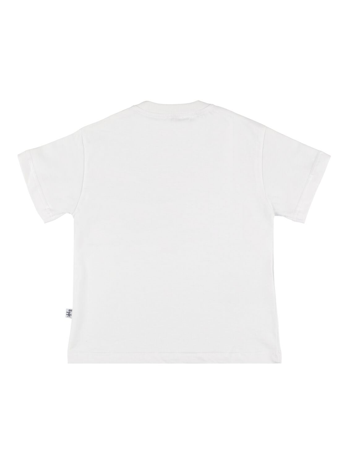 Shop Il Gufo Embroidered Cotton Jersey T-shirt In White,black