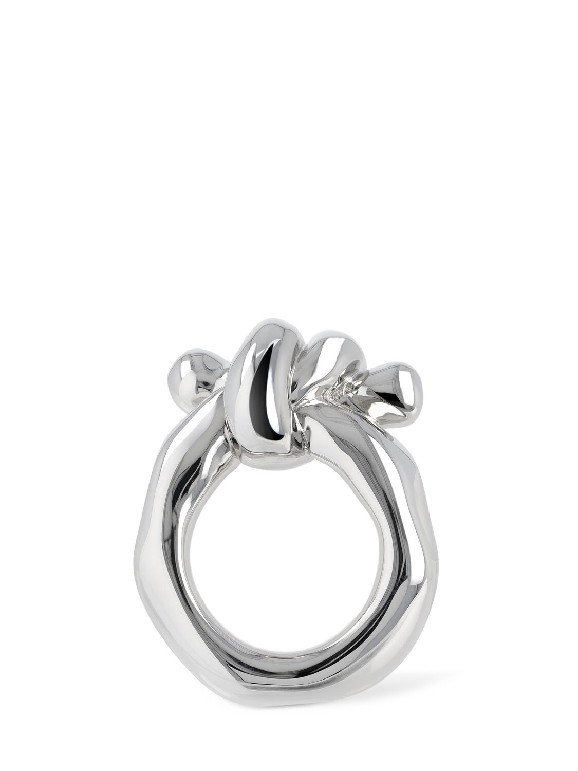 Shop Jil Sander Cw5 2 Thin Ring In Silver