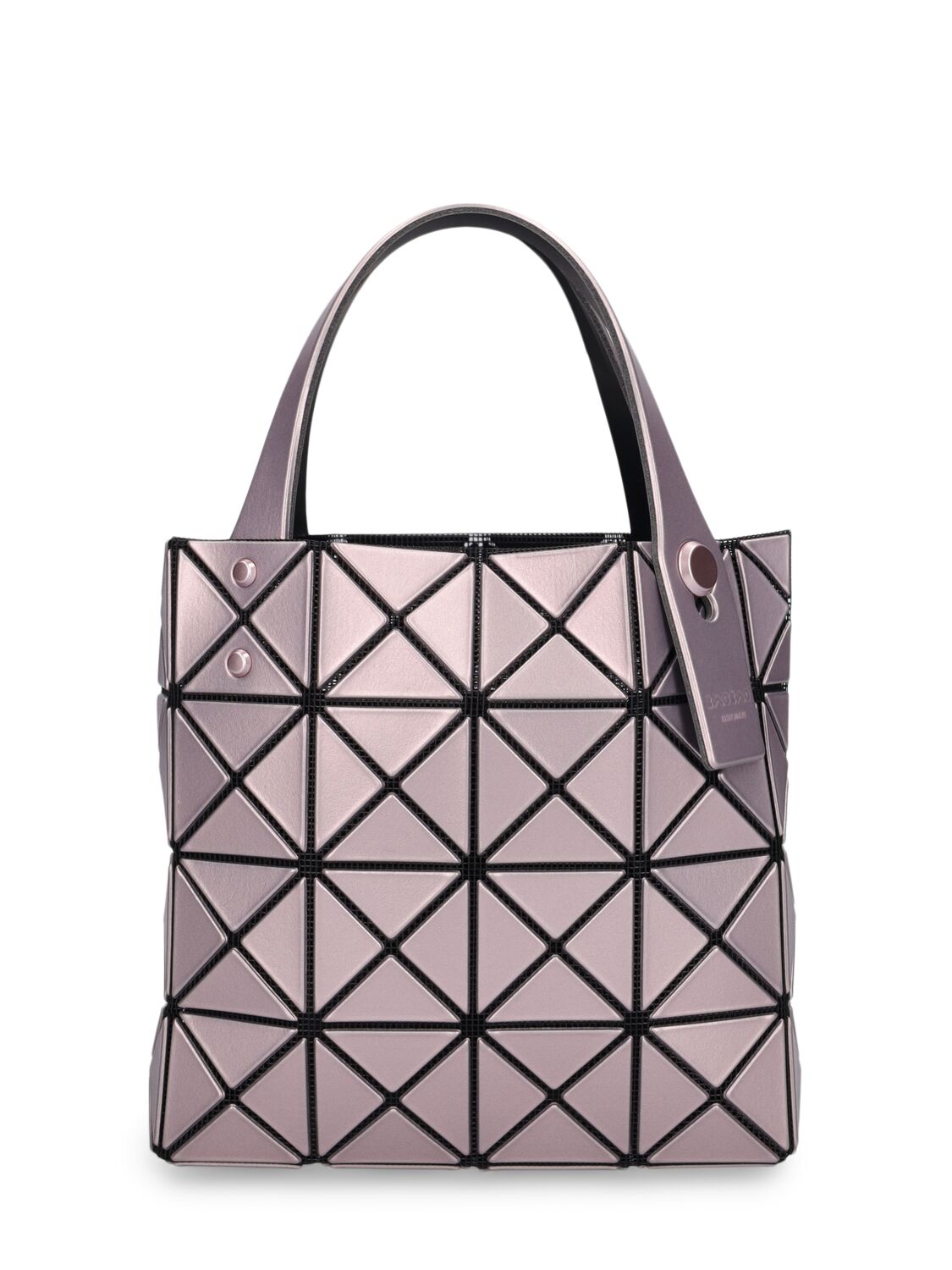 Shop Bao Bao Issey Miyake Small Lucent Boxy Top Handle Bag In Pink