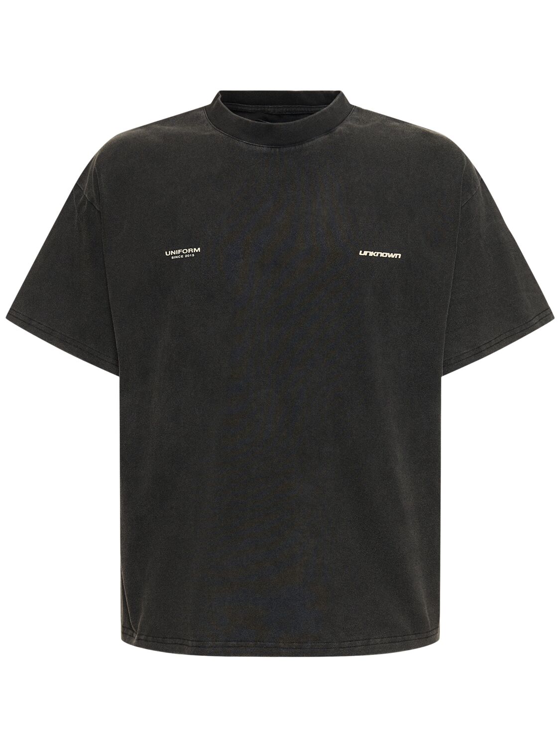 Unknown Stonewashed T-shirt In Black