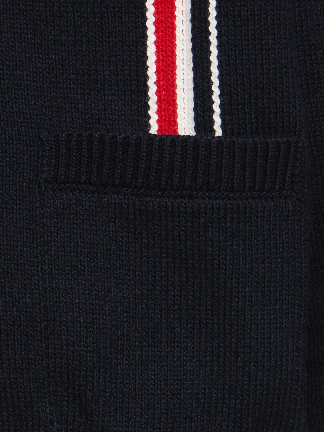 Shop Thom Browne Relaxed Fit Intarsia Cardigan In Navy