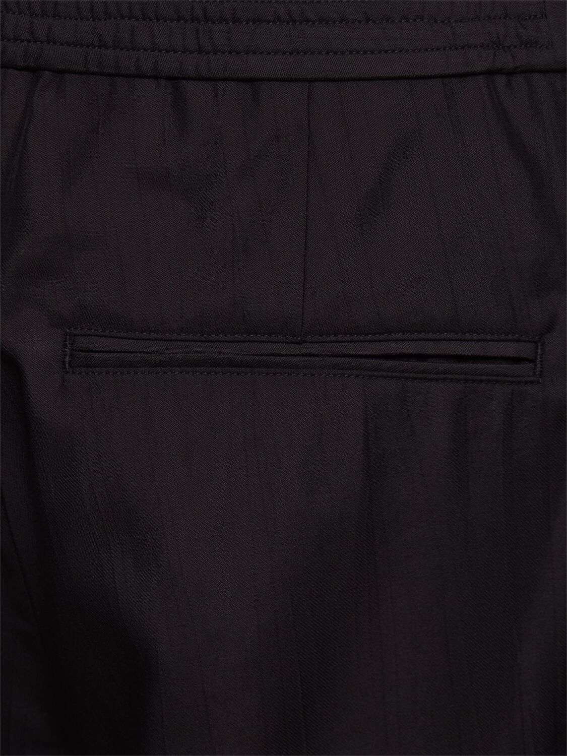 Shop Our Legacy 28.5cm Crinkled Viscose Fluid Pants In Black