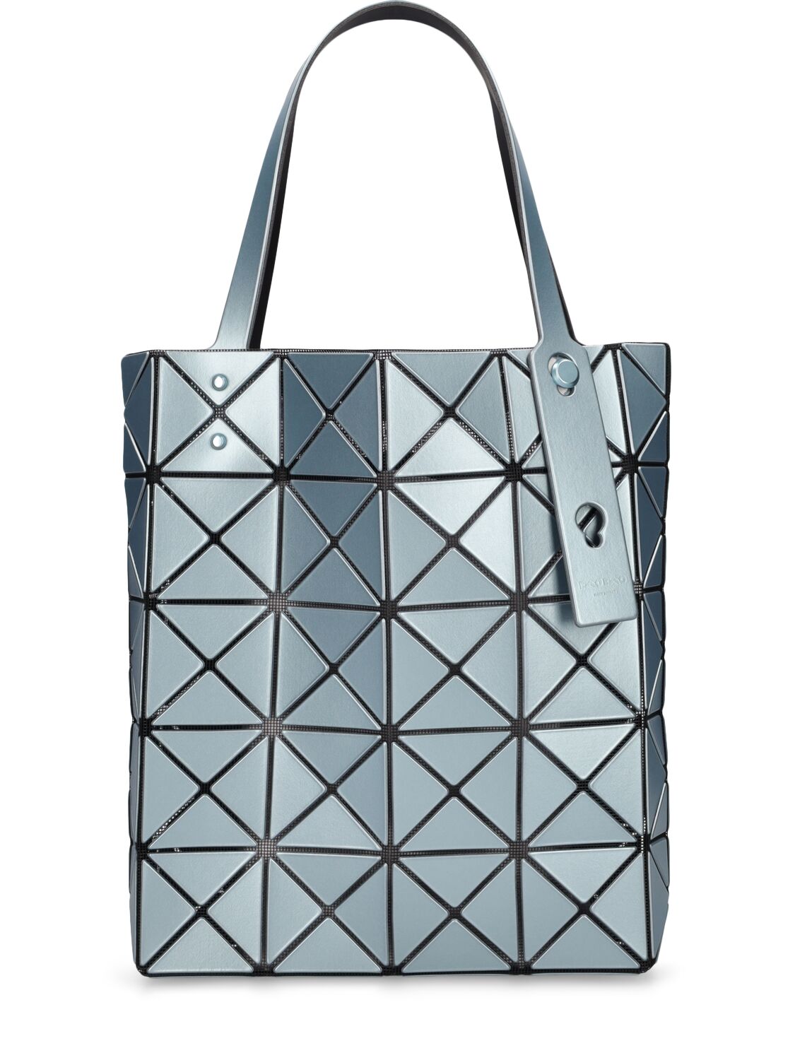 Shop Bao Bao Issey Miyake Medium Lucent Boxy Top Handle Bag In Light Blue