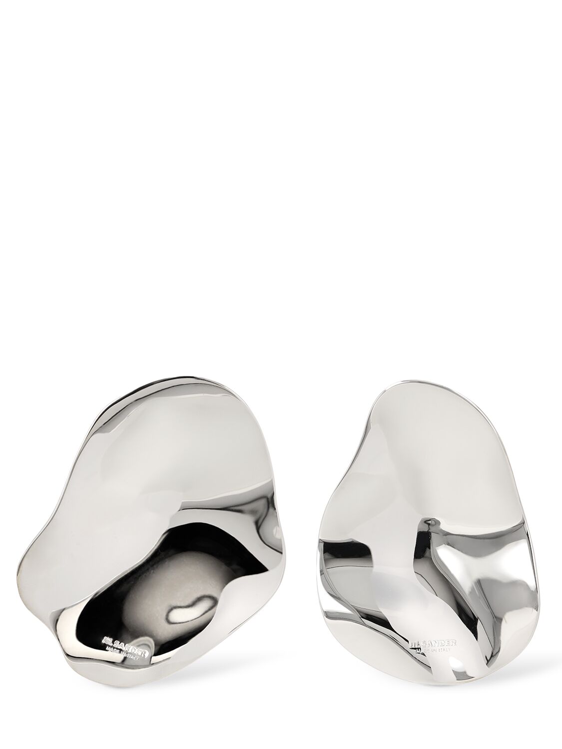 Jil Sander Cw4 3 Stud Earrings In Silver
