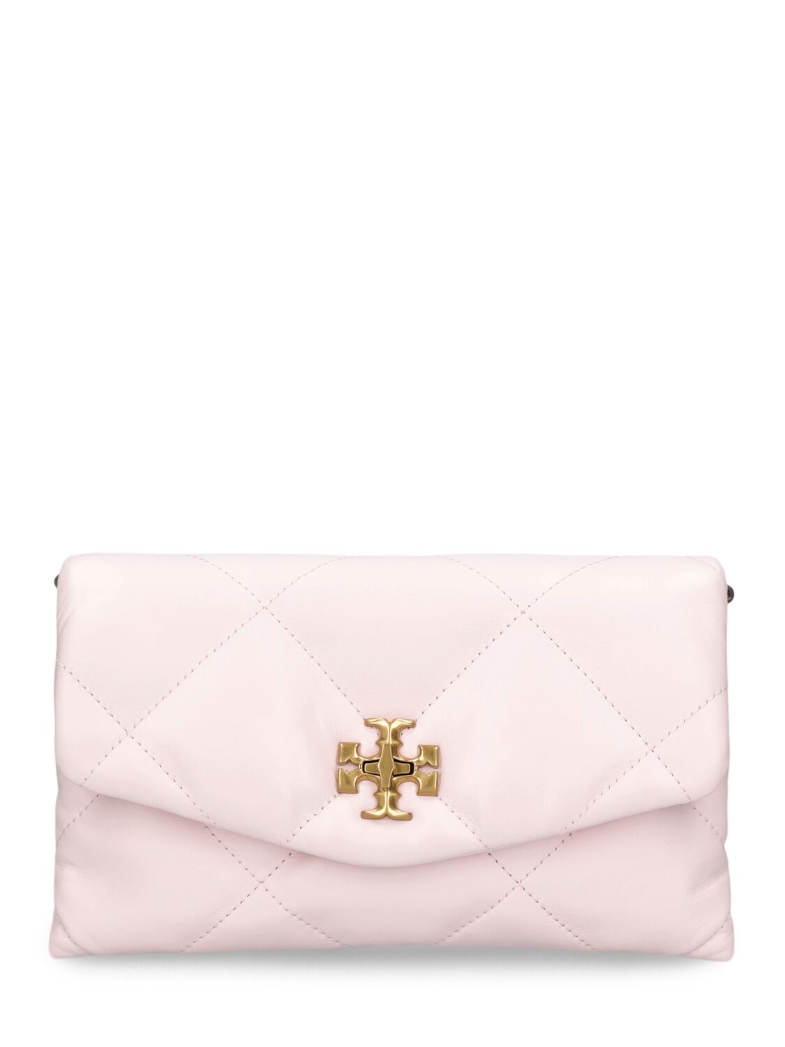 Kira Diamond Quilted Wallet W/ Chain