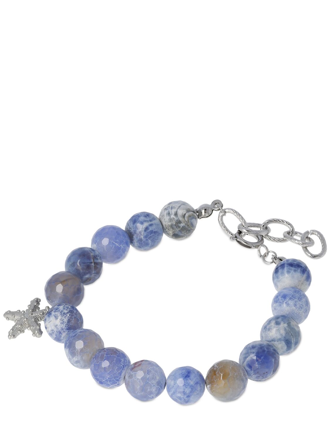 Shop After Pray Ocean Gemstone Bracelet In Blue
