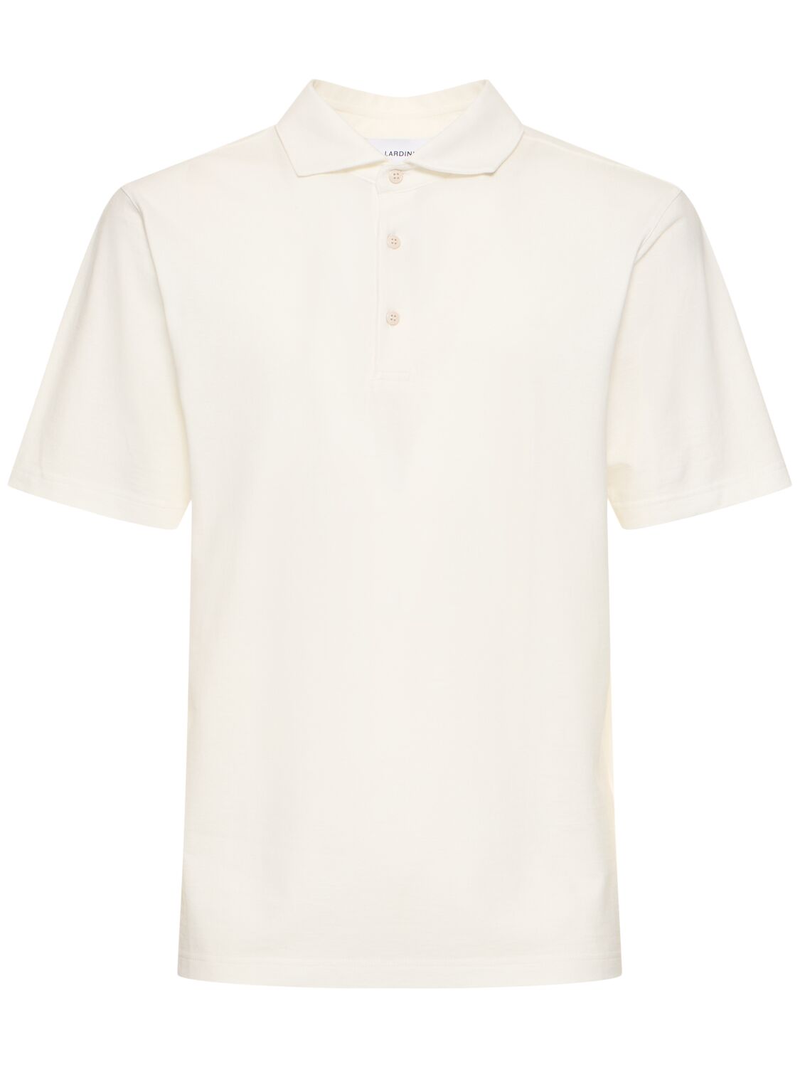 Lardini Cotton Jersey Polo In White