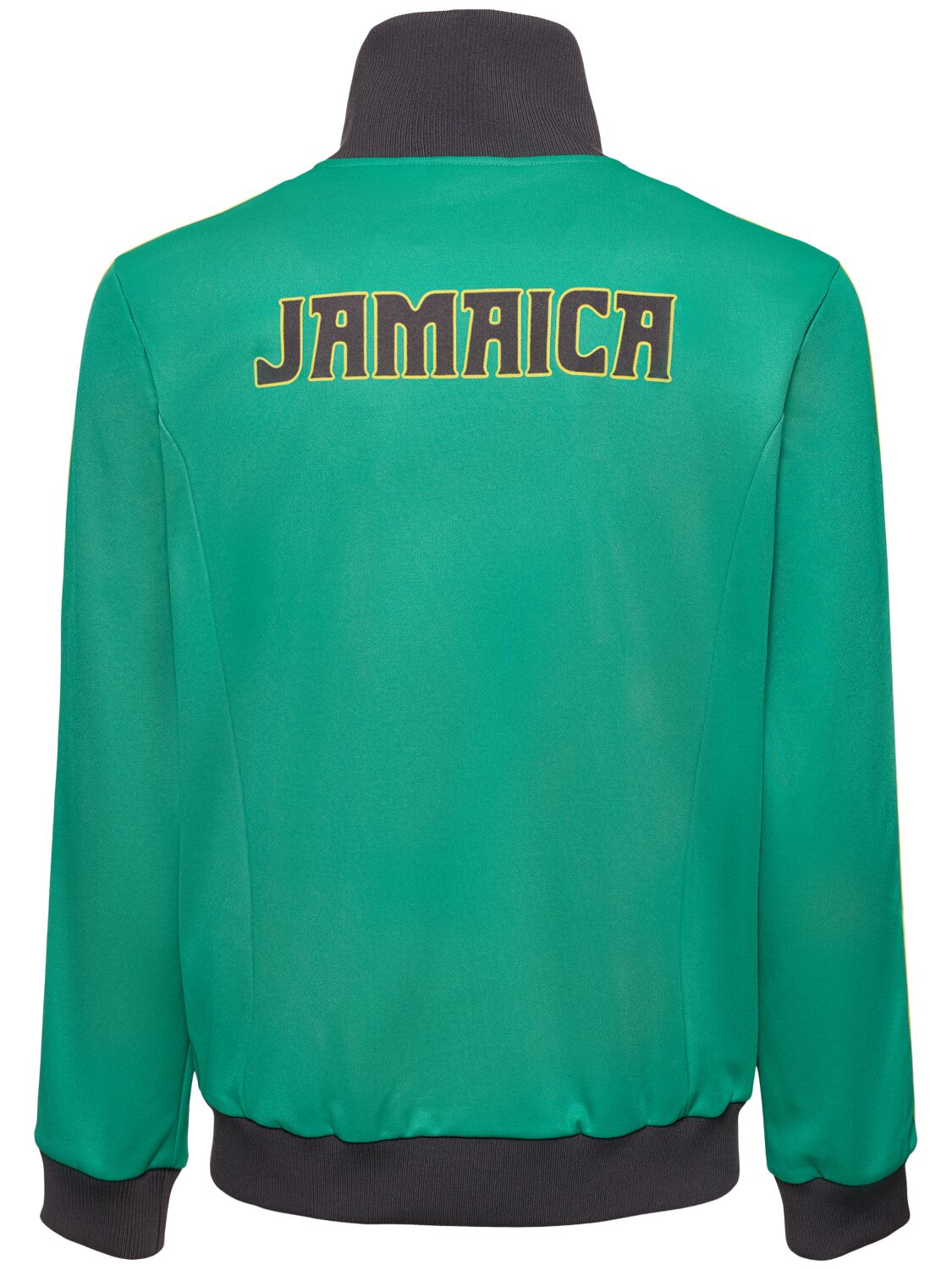 Shop Adidas Originals Jamaica Track Top In Green