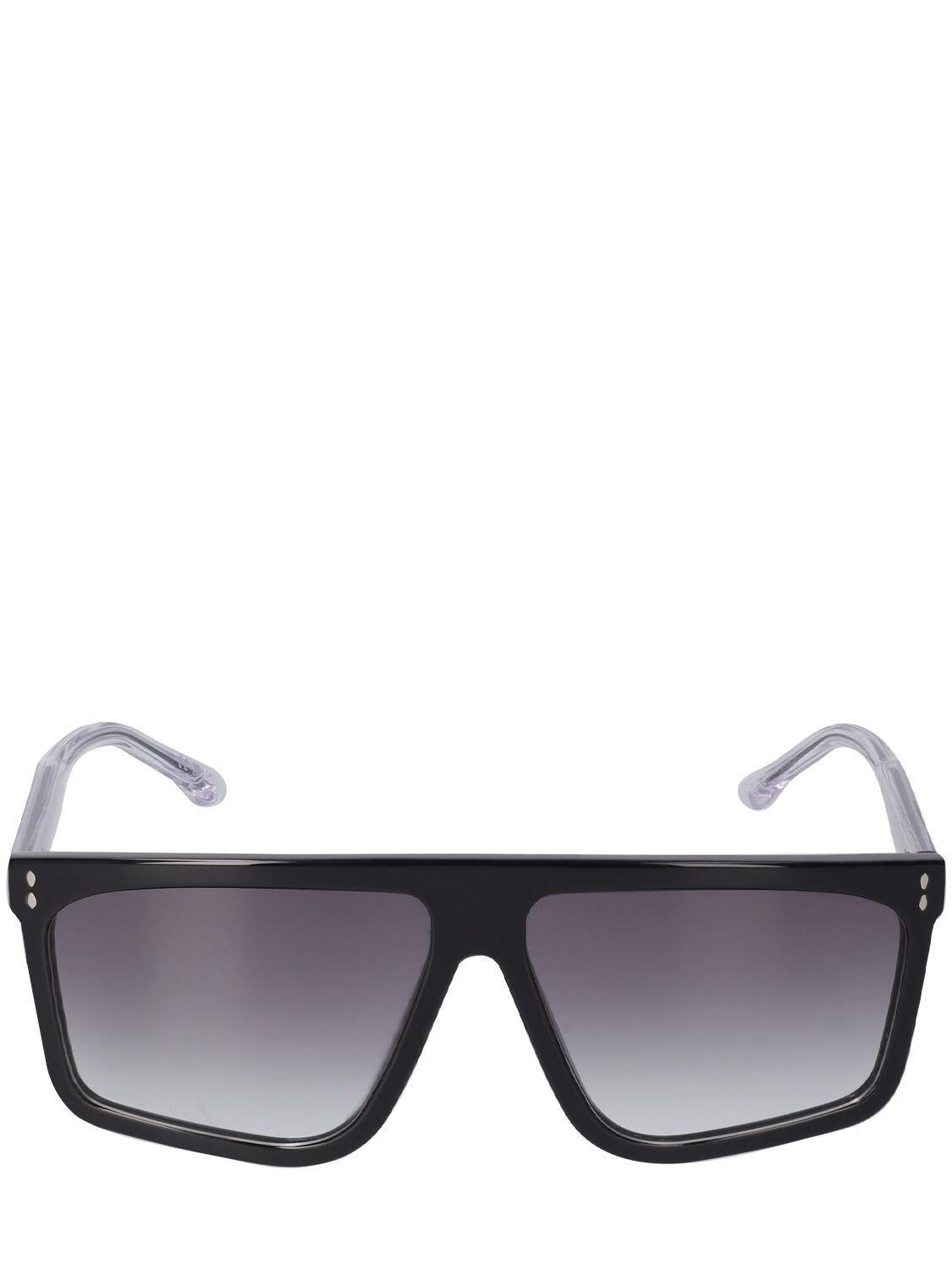Isabel Marant The In Love Squared Acetate Sunglasses In 黑色,灰色