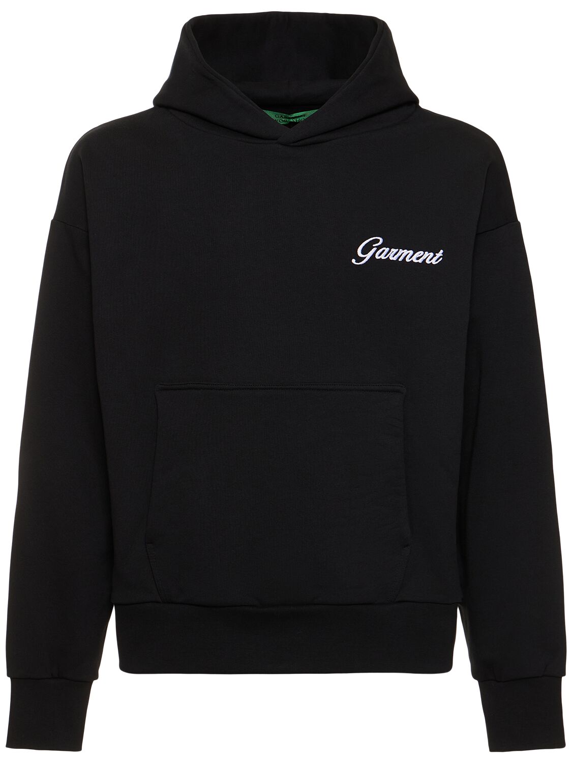 Garment Workshop If You Know You Know Embroidered Hoodie In Chaos Black